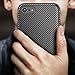 iPhone 7 Case iPhone 8 Case, iCOCEN [Carbon Fiber Texture Design] Durable Light Shockproof Cover Slim Fit Shell Soft TPU Silicone Gel Bumper Case for iPhone 7 (2016) / iPhone 8 (2017) 4.7 inch - Black