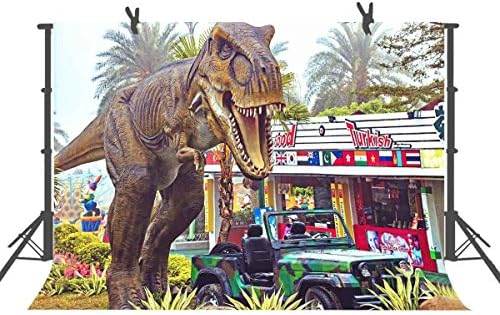 FUERMOR Background 7x5ft Park Dinosaur Photography Backdrop Children Party Photo Video Props GEFU696