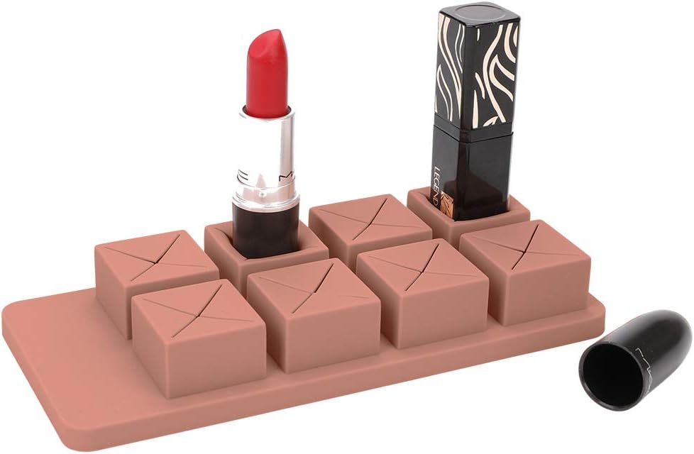 Lipstick Organizers and Storage TIGOD Beauty Makeup Organizer Lipgloss Base Nail Polish Holder - Easily Organize 8pcs Lipstick/Nail Polish/Lipgloss/Perfumes