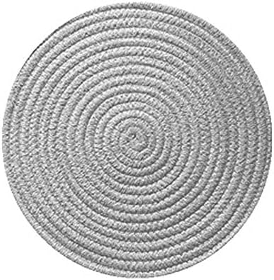 Meal pad,hand woven insulation pad,anti ironing pad,circular placement,home thickening,meal mat,coasters (18cm)