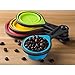 Portable Silicone Measuring Cups & Spoons, 4-Piece Set Folding , For Travel,Pet Supplies of outdoor,Long Trip,Camping,4 sizes