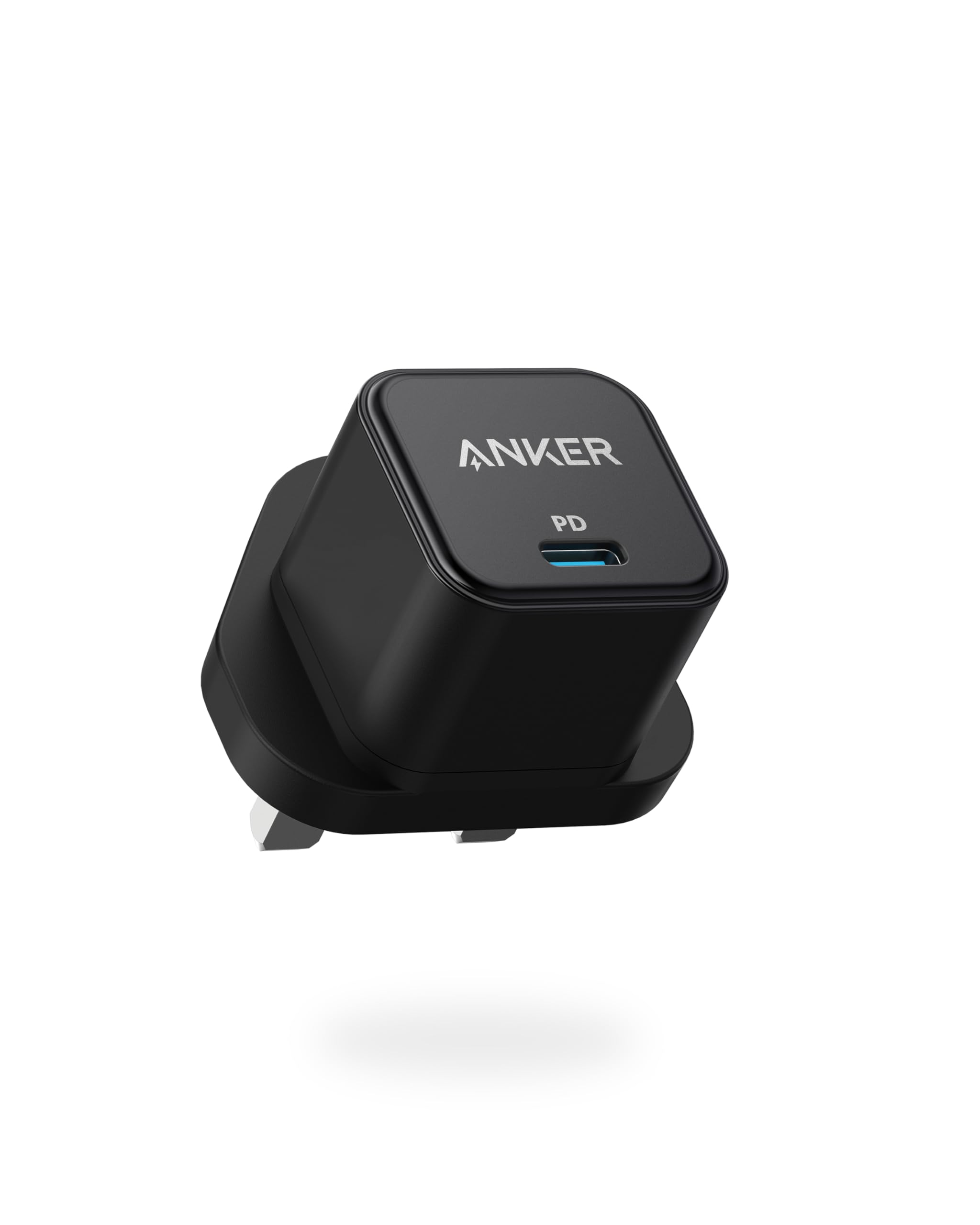USB C Plug, Anker 20W USB C Charger - Fast Charging PowerPort III Cube Charger, Compatible with iPhone 17/16 Plus/16 Pro/16 Pro Max, 15/14/13/12 Series, Galaxy, iPad (Cable Not Included)