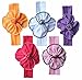 ZHW Baby Nylon Elastic Knotted Headbands Baby Head Wraps Baby Headbands Bows (5 Pack)