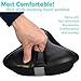 DAWAY Waterproof Bike Seat Cover – C5 Comfortable Soft Memory Foam Padded Leather Exercise Bicycle Saddle Cushion Men Women, Fits Spin Class, Stationary Bikes, Outdoor Cycling, 1 Year Warrantythumb 1