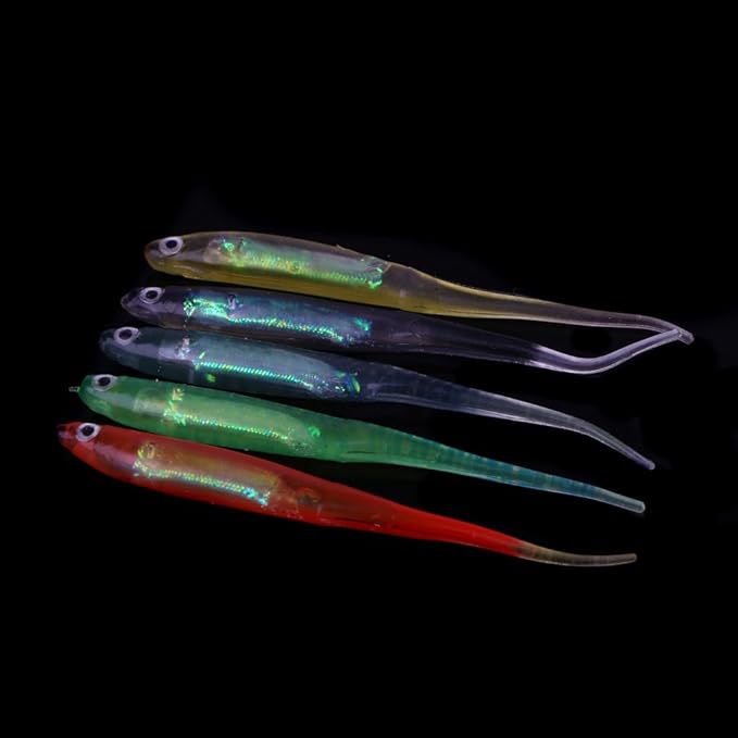 EverTrust(TM) 5Pcs 3D Rainbow Needle Fish Lures, 10cm 3g