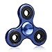 ELONGDI EDC Hand Spinner Aluminum Help Focus Durable Finger Spinner Toy Perfect for Spend Time Relieves Anxiety Fidget ADHD Autism Lessen Boredom, High Speed Up to 5mins (Blue)