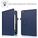 Fintie Case for NeuTab 10.1 (NeuTab NEW K1 2017 Edition)/TOPELOTEK T10D/NPOLE Tablet 10.1 NT102/Nuvision 10.1 TM101A620M - Premium PU Leather Folio Stand Cover with Stylus Holder, Navy