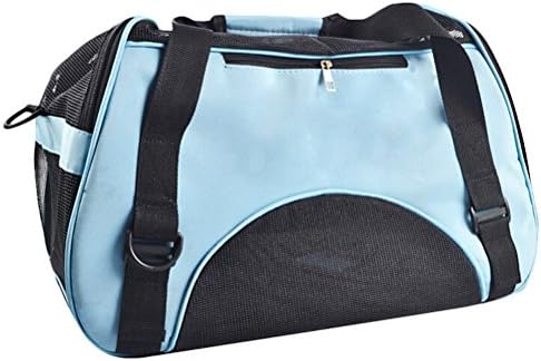 Sunlightam Pet Dog Cat Puppy Travel Carry Bag Tote Carrier Purses Kennel (S, Blue)