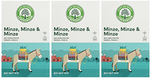 Lebensbaum Bio Kräutertee Minze, 3er Pack (3 x 30 g) – Bild 6
