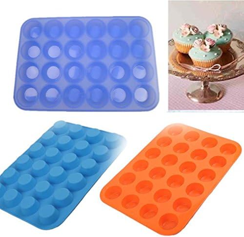 Mini Bundt Easter Egg Chocolate Cake Pan 24 Cavity Baking Mould Diy Tools Silicone Mold