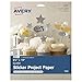 AVERY Astrobrights Color Easy Peel Full Non Decorative Sticker (4396)