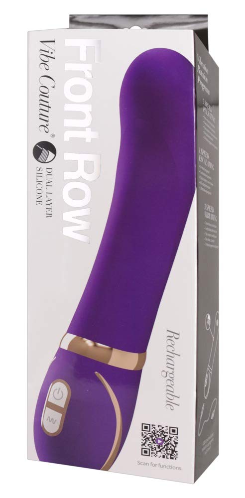 Vibe Couture Front Row Vibrator Purple 14 cm
