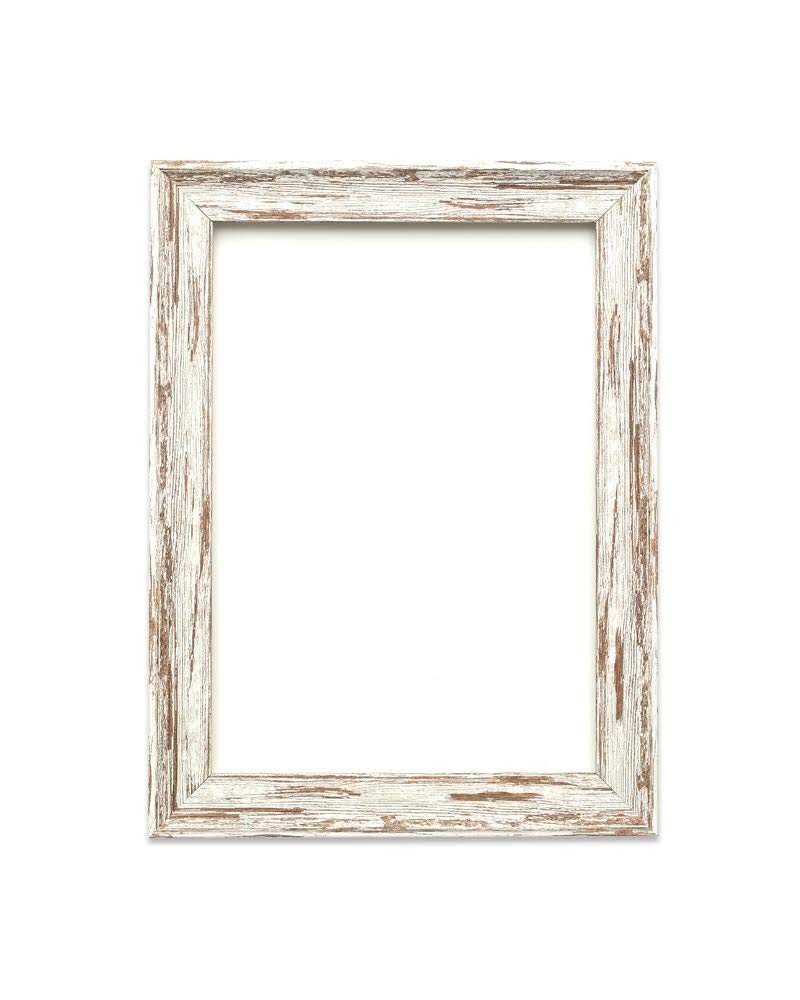 Spoon Walnut Distressed (21x29.7cm) (11.75"x8.25") A4 Size - Industrial Vintage looking Shabby Chic/Camouflage Picture/Photo/Poster frame