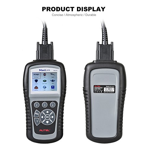 Autel MaxiLink ML619 CAN OBD2 Scanner Code Reader +ABS/SRS Diagnostic Scan Tool, Turns off Engine Light (MIL) and ABS/SRS Warning Lights