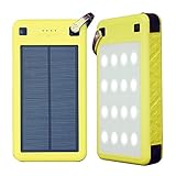 10000mAh Solar Charger, ZeroLemon SolarJuice 10000mAh Dual USB Port Portable Solar Battery Charger Outdoor Solar Power Charger for iPhone 7, Galaxy Note 5 and More