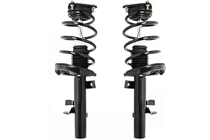 COMPLETE STRUTS COMPLETESTRUTS Front Quick Complete Strut Assemblies with Coil Springs Replacement for 2012-2018 Ford Focus - Set of 2