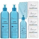 Care Touch Eyeglass Cleaner Spray Kit, Alcohol-Free