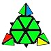 Imcolorful Speed Cube Pyraminx Pyramid Triangle Twisty Magic Cube Puzzle Toys Smooth (Speed Cube 1)