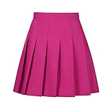 Women Athletic Pleated Skirt Trendy Mini High