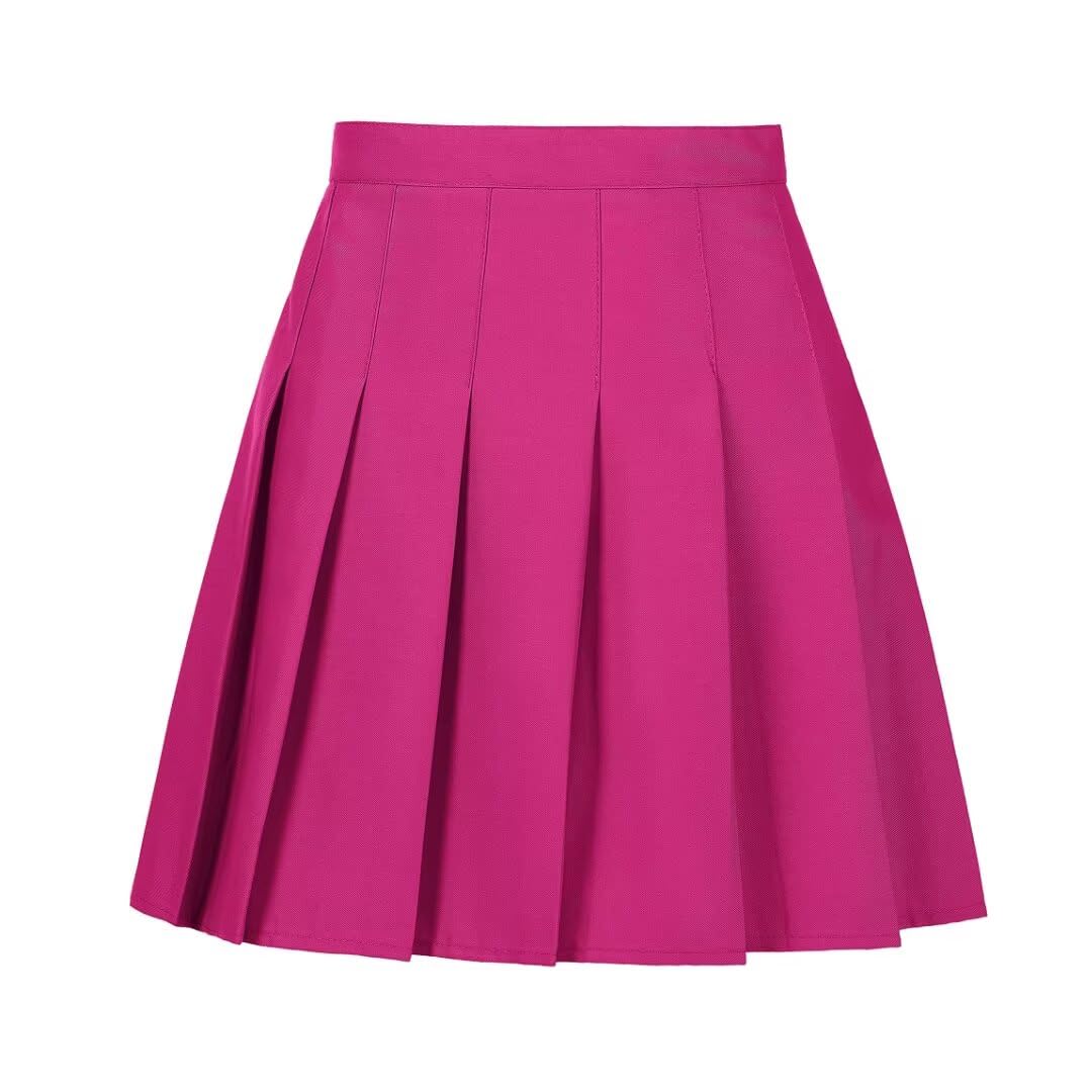 Women Athletic Pleated Skirt Trendy Mini High