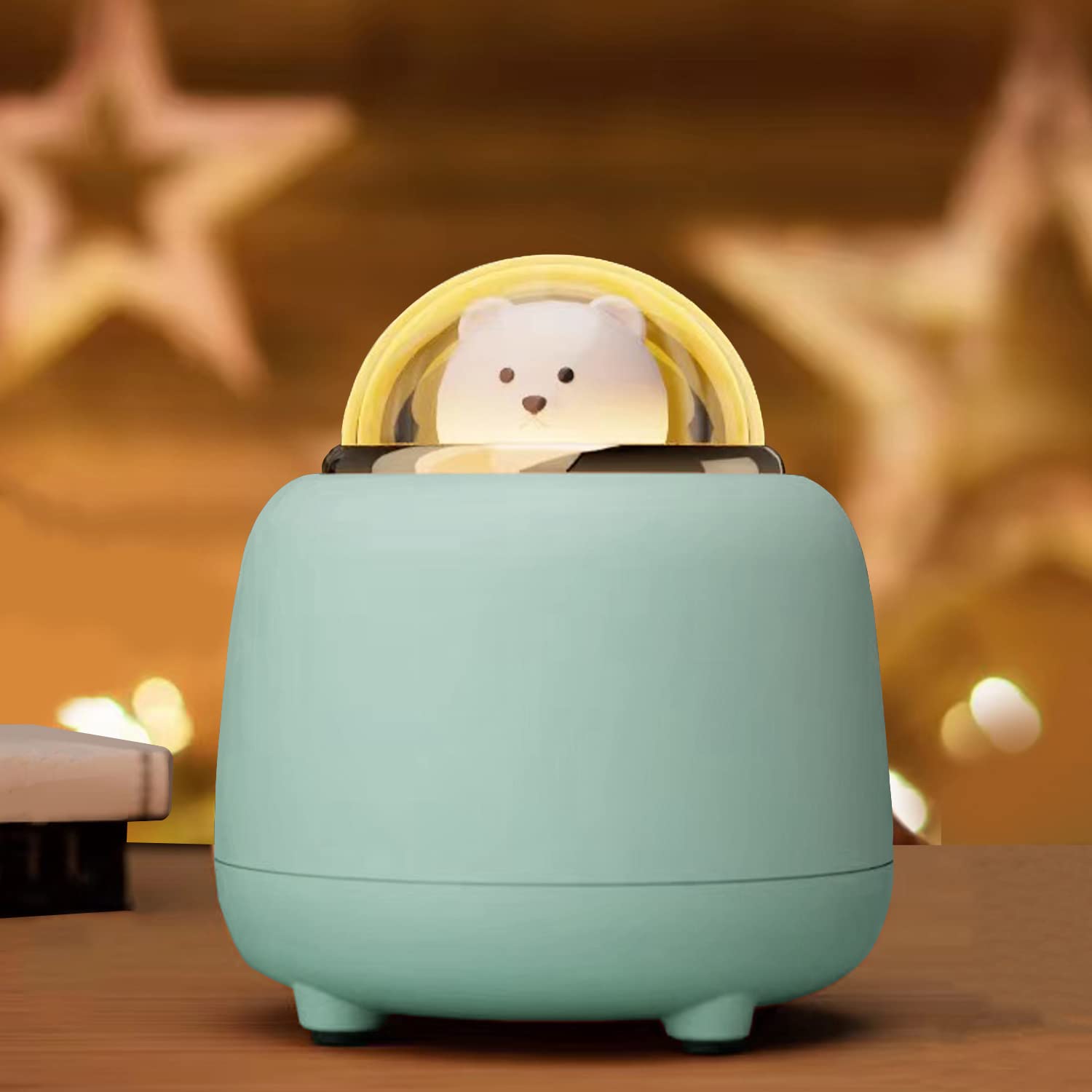 Photo 1 of Baolira Bluetooth Speaker with Lights, Bear Wireless Speaker with Adjustable Dual Night Light for Kawaii Room Decor, Birthday Gifts for Women Teen Girls