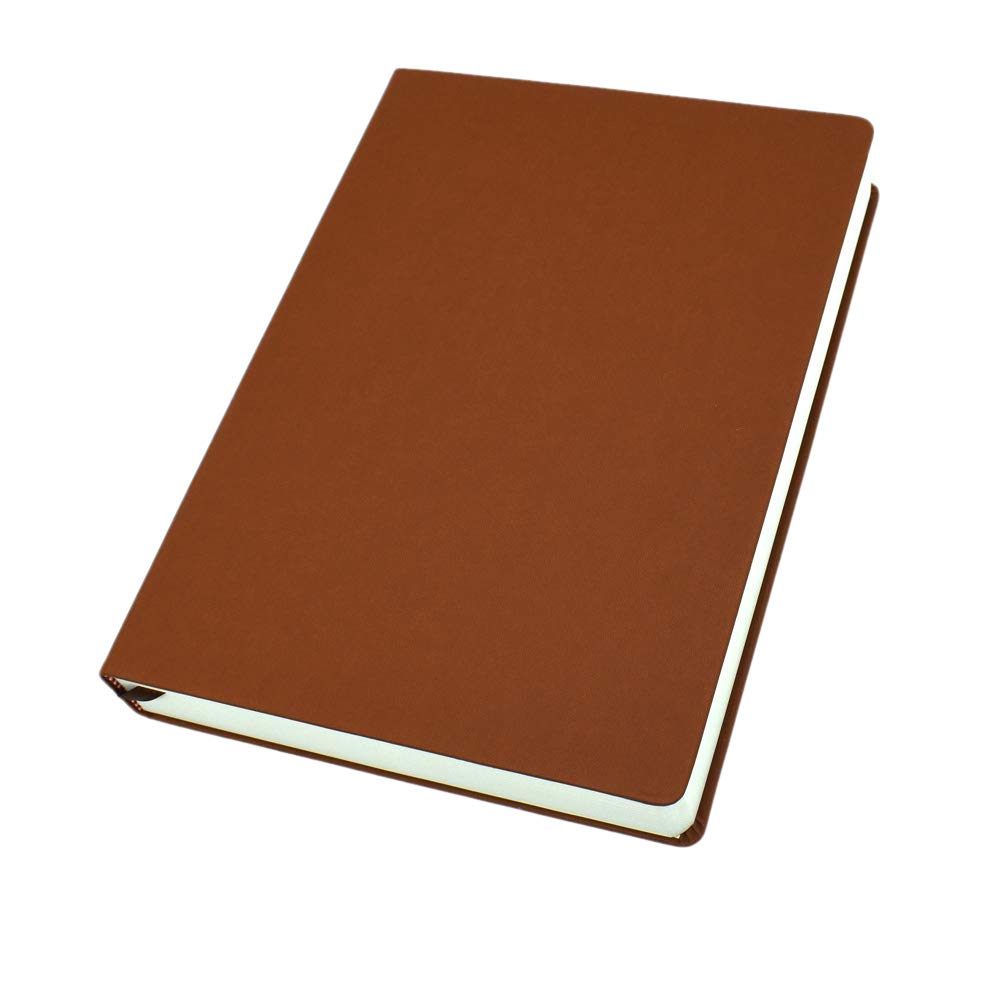 Earnmore Blank Notebook A4 Leather & Hardback Sketchbook 660 Pages 80gsm Thick Journal for Writing Memories Doodling Drawing Portrait Kids & Adult