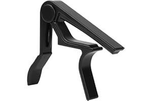 Htaexpu Guitar Capo for Acoustic and Electric Guitar 6 String, Premium ukulele Capos, Clip Capo, Clamp Capos, Black