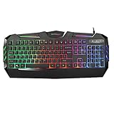niceEshop(TM) 104 Key Waterproof Backlit USB Wired Gaming Keyboard (Black)