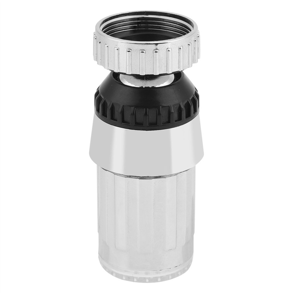 Kitchen Water Saver Tap 360 Rotate Swivel Faucet Sprayer Spout with Temperature Sensor for Restaurant Home Hotel