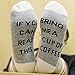 IF YOU CAN READ THIS Funny Saying Knitting Word Combed Cotton Crew Wine Coffee Beer Pizza Socks for Men Women