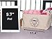 Storage Bin Organizer Basket Cube with Handles Large Canvas Fabric Cotton Linen Collapsible (11.42 x 8.46 x 6.3inch) (ASAPS)