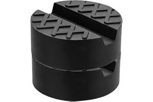 Holibanna 2pcs Rubber Jack Support Pads Non-Slip Floor Jack Adapter Heavy Duty Vehicle Lift Trolley Jacking