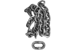 Cenroelon Dog Traction Rope Simulation Thick Chain Big Iron Chain Funny Prank Dog Walking Pet Supplies Rope Ancient Silver