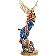 The Bradford Exchange Sleep in Heavenly Peace Nativity Angel Figurine Issue #2 Hand-Sculpted 3D Artwork and Exquisite Hand-Painted Details Renaissance-Inspired Design by T-Kinkade 6-inches