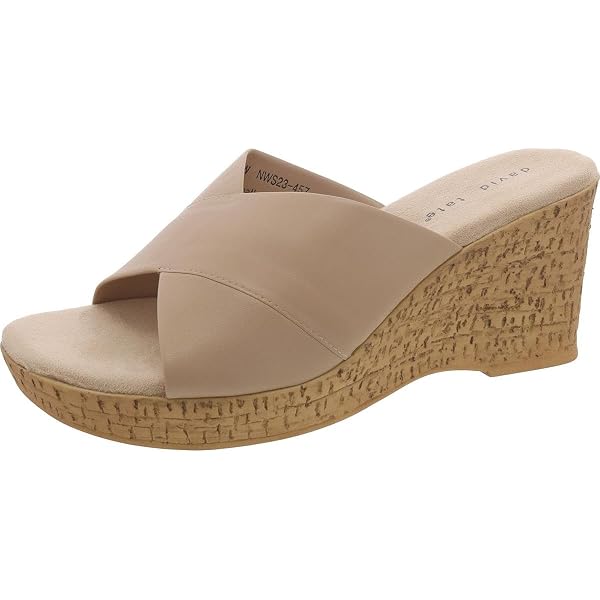 David Tate Women's Loop Wedge Sandal - Nappa Leather, Lightweight & Comfortable - View #2