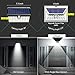 Litom 24 LED Solar Light, Super Bright Motion Sensor Outdoor Lights Wide Angle 6 LEDs Wireless Waterproof Security Lights Front Door, Patio, Deck, Yard, Garden-4 Pack