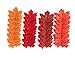smylls 200pcs Artificial Autumn Maple Leaves, Assorted Colors for Halloween, Fall Weddings & Autumn Parties Decoration (One Size, 4 Assorted Colors)