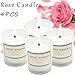 Rose Scented Candle-Highly Rosemary Aroma & Long Lasting for Stress Relief,Beauty Spa, Romantic Dinner Date,Great Gift for Herthumb 4