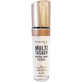 Rimmel Multi-Tasker Better Than Filters, 002 Fair Light, Face Primer, Glow Booster and Highlighter, Vegan Formula, Anti-Ageing Benefits, Light-Reflecting Pigments, Giant Soft-Touch Wand, 1oz