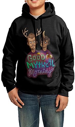 TuTuSwear Hoodie For Boys And Girls Youth Sweatshirt Good Mythical Morning Black