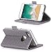 ProCase iPhone SE 2022 / SE 2020 / iPhone 8 / iPhone 7 Wallet Case, Folio Folding Protective Wallet Case Flip Cover for 4.7-inch iPhone SE 2022 2020 / iPhone 8 7, with Card Slots & Kickstand -Gray