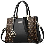 women purses and handbags top handle satchel shoulder bags messenger tote bag for ladies black one size