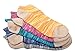 Galsang Women’s 5 Pack Casual Cotton Ankle Sock Colorful #A506 (short color2)