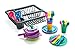 Playkidiz Super Durable Play Dishes - Pretend Play Children's Dish Set - 27 Pieces Plates, Cups and Cutlery with Dish Drainer - Great Gift for Kids