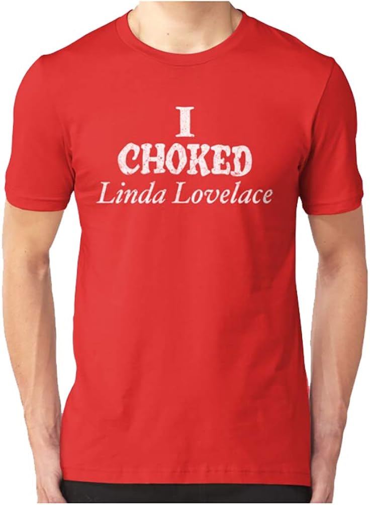 Amazon.com: I Choked Linda Lovelace Vintage Retro Distressed Tshirt Classic T: Clothing
