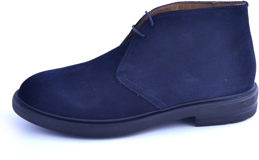 Soldini Men's Lace-Up Flats Blue Blue