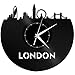 London Vinyl Wall Clock Cityscape Travel Gift