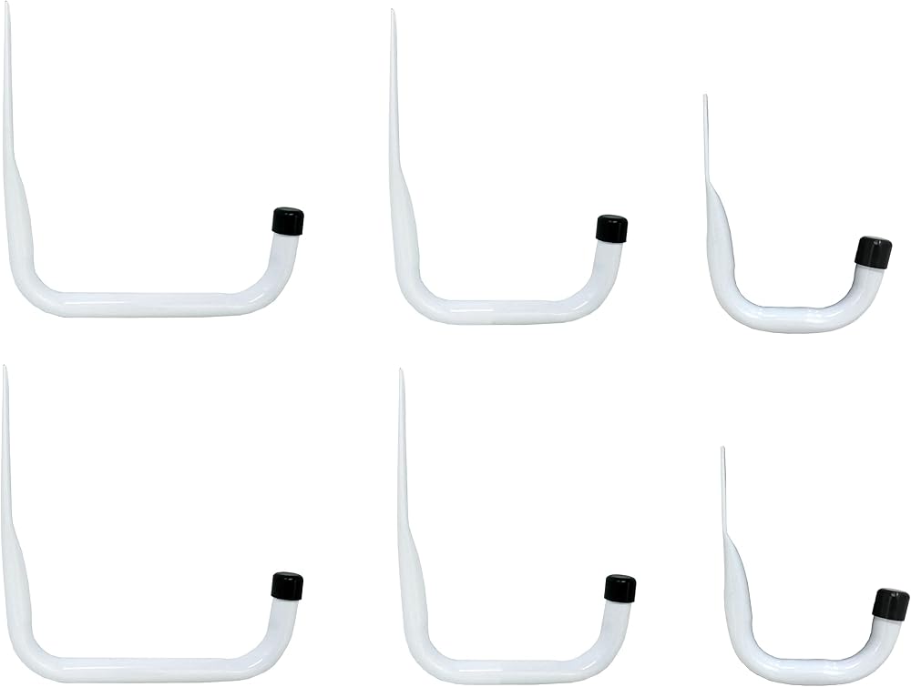 Shepherd Hardware 8096E Heavy Duty Steel Garage Storage Utility Hooks 3 Sizes 6