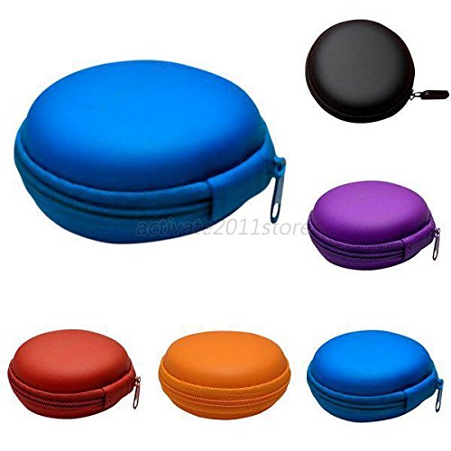 Sangdo Hard Case Storage Bag for SD TF Card Earphone Headphone Earbuds Multi Color A32 Blue