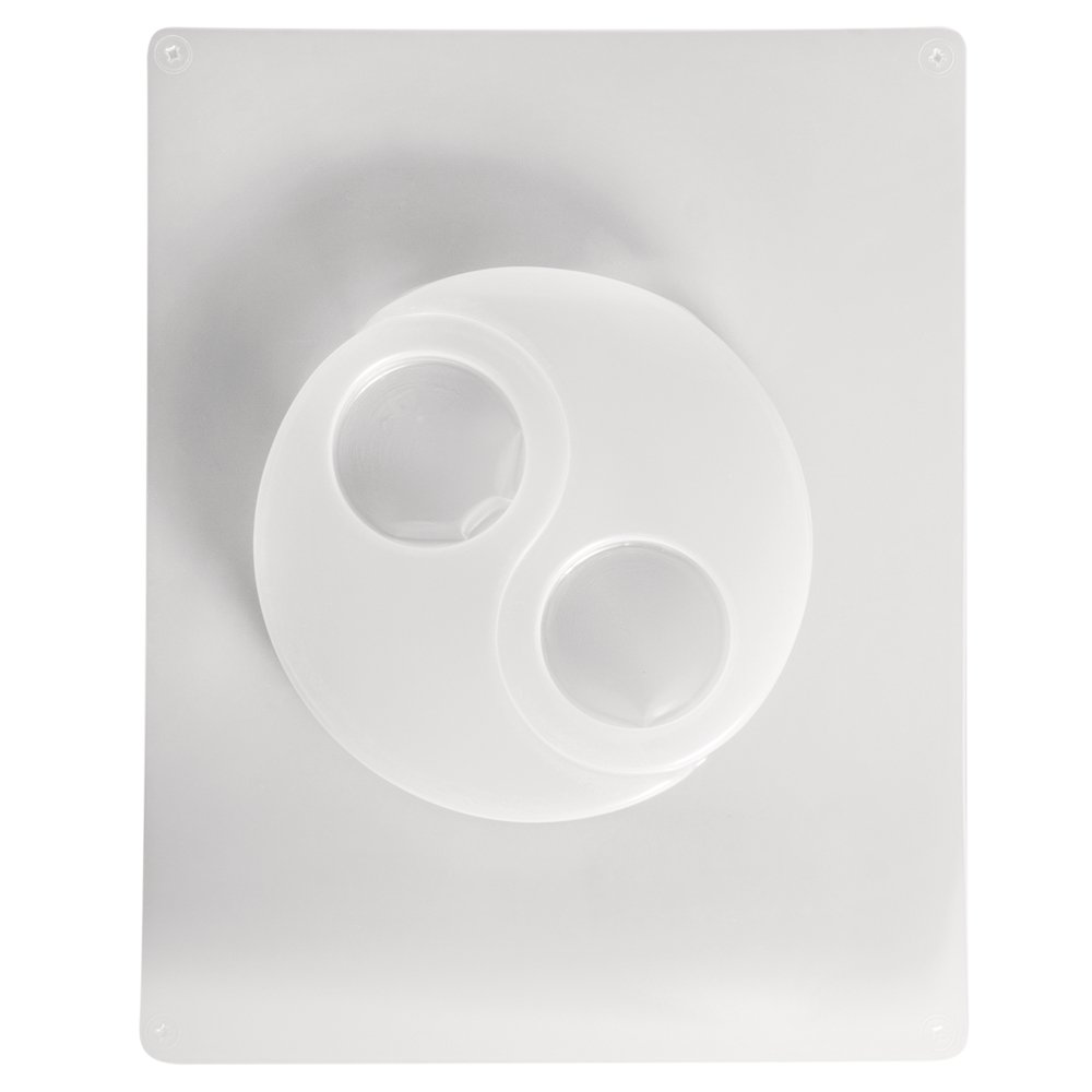 Rayher Casting Mould: Tealight Holder Yin Yang, 2 Motifs, 12x8 cm, White,3672900 — image 1